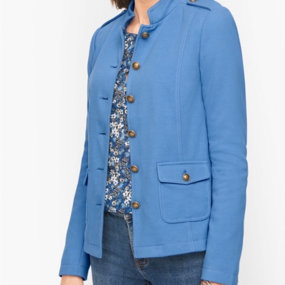 Talbots military style jacket in excellent condition.   Blue. 16w